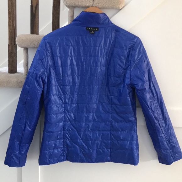 Reversible Light Puffer Spring Fall Coat Jacket Size M - Picture 6 of 8